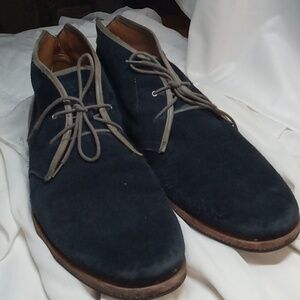 Timberland boot company blue suede shoes size 12